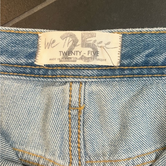 Free People Maggie Midrise Straight Jean, Size 25, NWT, Light Stone - Picture 12 of 14